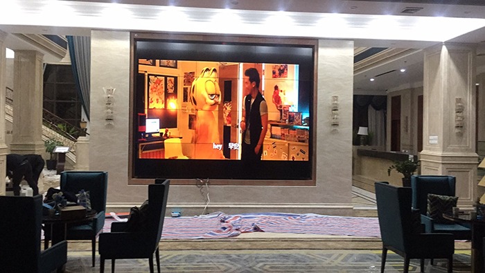 營(yíng)銷(xiāo)中心液晶拼接屏